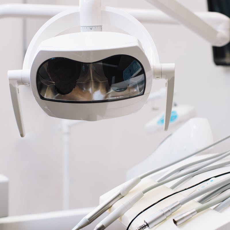 Modern dental clinic tools and equipment